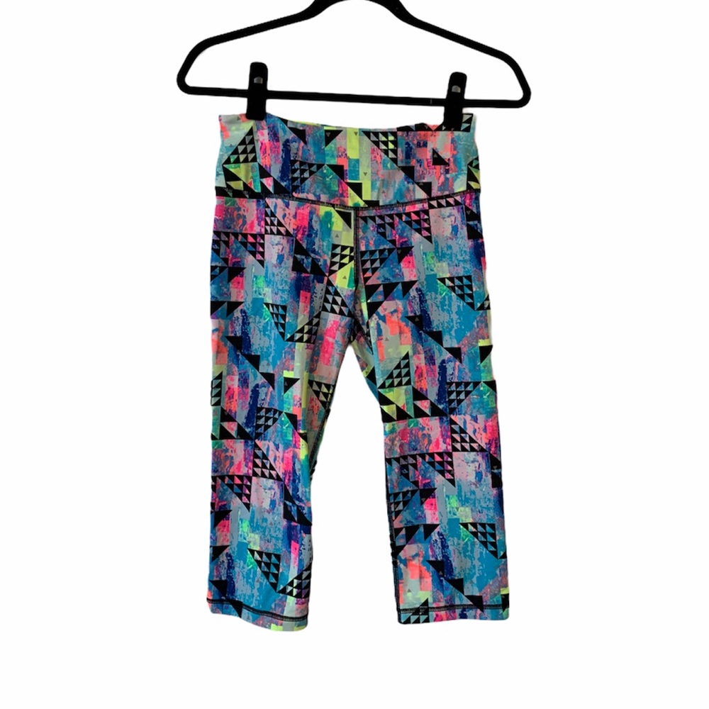VSX Knockout Crop Leggings - Neon Print S